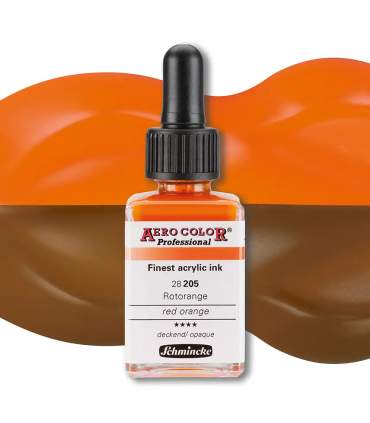 de 36 standaardkleuren Aero Color van Schmincke 28ml