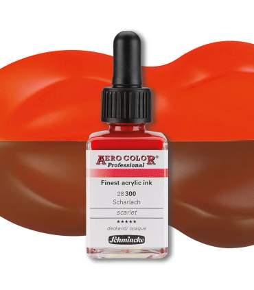 de 36 standaardkleuren Aero Color van Schmincke 28ml