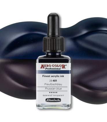 de 36 standaardkleuren Aero Color van Schmincke 28ml