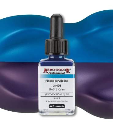 de 36 standaardkleuren Aero Color van Schmincke 28ml