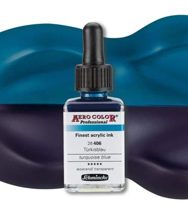 de 36 standaardkleuren Aero Color van Schmincke 28ml