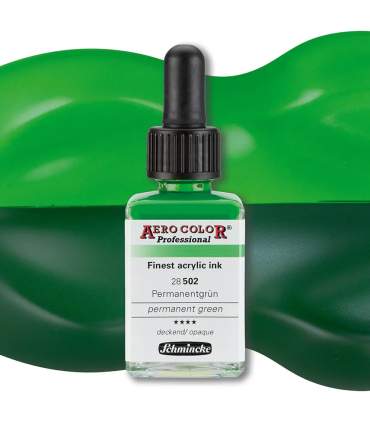 de 36 standaardkleuren Aero Color van Schmincke 28ml