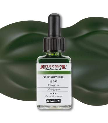 de 36 standaardkleuren Aero Color van Schmincke 28ml