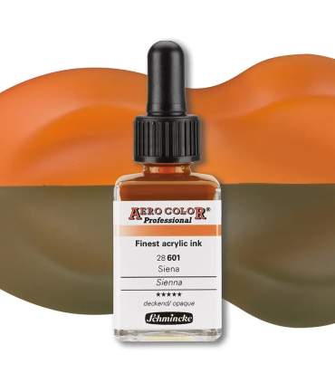 de 36 standaardkleuren Aero Color van Schmincke 28ml