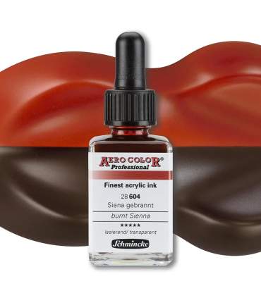 de 36 standaardkleuren Aero Color van Schmincke 28ml