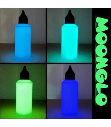 4 x 50ml Compleet set fosforescerende kleuren