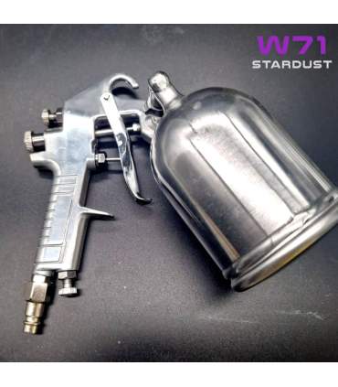 W71 verfpistool met 360° draaibare beker