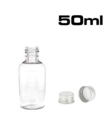 Plastic flessen en blikjes van 50ml tot 1 liter