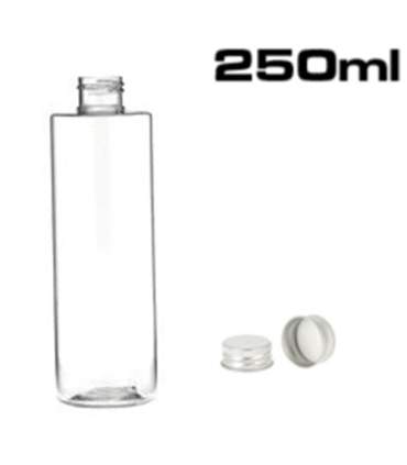 Plastic blikjes en flessen van 50 ml tot 1 liter