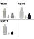 Mini plastic flesje 10ml, 15ml of 60ml