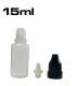 Mini plastic flesje 10ml, 15ml of 60ml