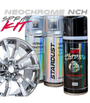 NeoChrome spuitverf – spiegelend chroom effect met anticorrosieve werking, verkrijgbaar als spray of als complete set
