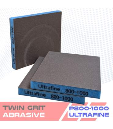 TWIN GRIT dubbelzijdige schuursponsen – 5 schuurkorrels