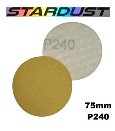Zelfklevende schuurschijven 75 mm - Korrel P80 tot P500 - per 10 of 50