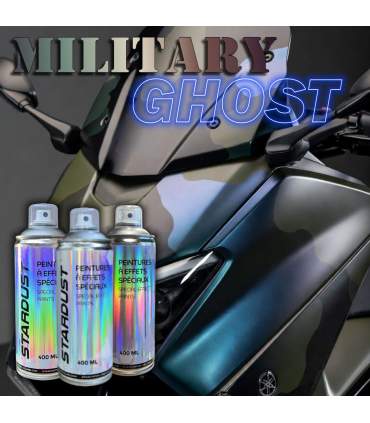 Scooterset met MILITARY GHOST-effect in spuitbussen - 16 varianten
