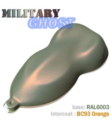 autolak met MILITARY GHOST-effect – mat parelmoereffect