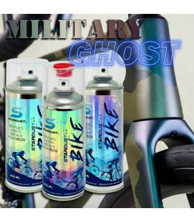 fietsverf met MILITARY GHOST-effect – mat parelmoerfinish