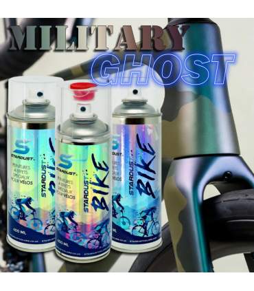 Fietsset met MILITARY GHOST-lak - 16 kleurencombinaties