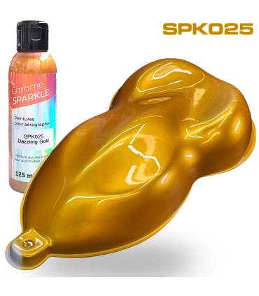 Metallic Airbrush Verven  9 kleuren 125ml - ultrafijne oplossing