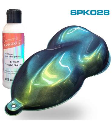 Veelkleurige verf voor Airbrush  7 Kleuren 125ml