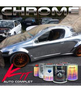 Complete kit chroom verf voor auto's