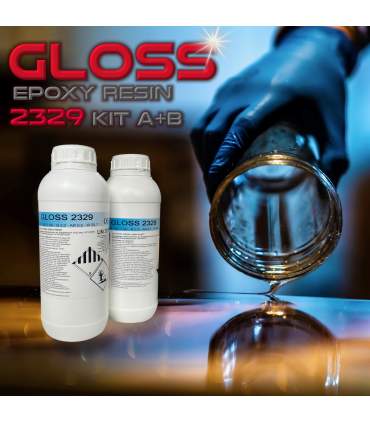 Epoxy glazuurhars - Epoxyhars voor diktes van 1 tot 4 mm