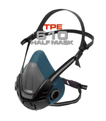 Professioneel masker met filterpatroon voor autolakwerk, model 610