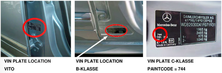 MERCEDES-kleurcode-MERCEDES-autolak