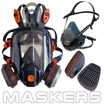 Ademhalingsmaskers en filterpatronen voor maskers