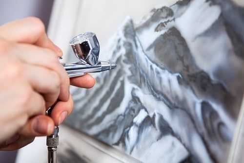 Artistieke airbrushverf