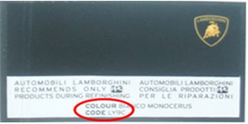 lamborghini-kleurcode-auto